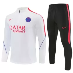 Paris Saint-Germain Trainingssweaterset Heren 2026/27 Kwartrits Witte Paris Saint-Germain Trainingssweaterset Heren 2026/27 Kwartrits Witte
