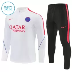 Paris Saint-Germain Trainingssweaterset Kind 2026/27 Kwartrits Witte Paris Saint-Germain Trainingssweaterset Kind 2026/27 Kwartrits Witte