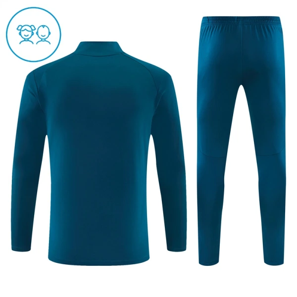 Portugal Trainingssweaterset Kind 2026/27 Kwartrits Blauwe