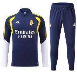 Real Madrid Trainingssweaterset Heren 2026/27 Kwartrits Blauwe Real Madrid Trainingssweaterset Heren 2026/27 Kwartrits Blauwe
