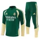 Real Madrid Trainingssweaterset Heren 2026/27 Kwartrits Groene Real Madrid Trainingssweaterset Heren 2026/27 Kwartrits Groene