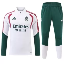 Real Madrid Trainingssweaterset Heren 2026/27 Kwartrits Witte Real Madrid Trainingssweaterset Heren 2026/27 Kwartrits Witte