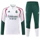 Real Madrid Trainingssweaterset Heren 2026/27 Kwartrits Witte Real Madrid Trainingssweaterset Heren 2026/27 Kwartrits Witte