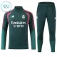 Real Madrid Trainingssweaterset Kind 2026/27 Kwartrits Groene Real Madrid Trainingssweaterset Kind 2026/27 Kwartrits Groene