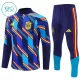 Spanje Trainingssweaterset Kind 2026/27 Kwartrits Blauwe Spanje Trainingssweaterset Kind 2026/27 Kwartrits Blauwe