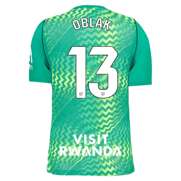 Atlético Madrid Oblak 13 Keeper Shirt Heren 2026/27 Groene