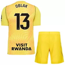 Atlético Madrid Oblak 13 Keeper Tenue Kind 2026/27 Gele Atlético Madrid Oblak 13 Keeper Tenue Kind 2026/27 Gele