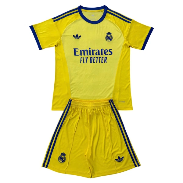 Real Madrid Keeper Tenue Kind 2026/27 Gele Real Madrid Keeper Tenue Kind 2026/27 Gele