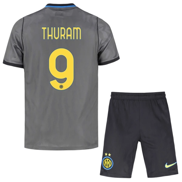 Inter Milan Thuram 9 Tenue Kind Derde 2026/27 Inter Milan Thuram 9 Tenue Kind Derde 2026/27