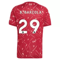 Liverpool B. Barcola 29 Shirt Heren Thuis 2026/27 Liverpool B. Barcola 29 Shirt Heren Thuis 2026/27