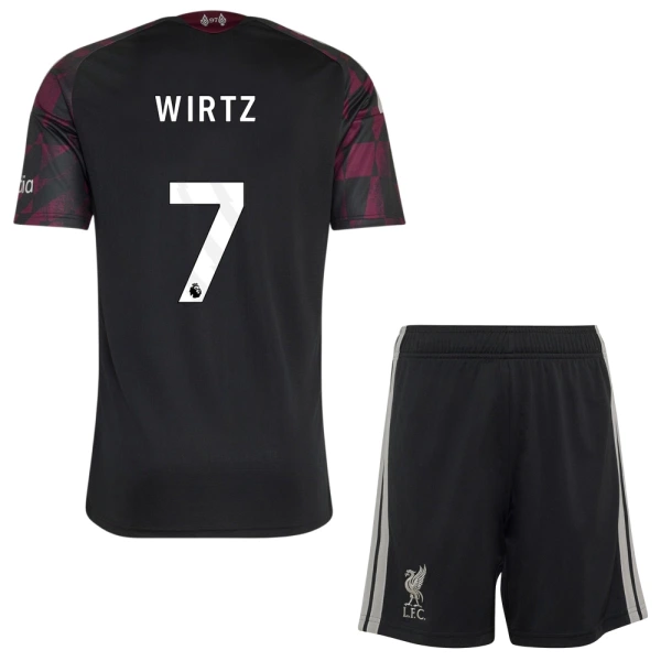 Liverpool Wirtz 7 Tenue Kind Derde 2026/27 Liverpool Wirtz 7 Tenue Kind Derde 2026/27