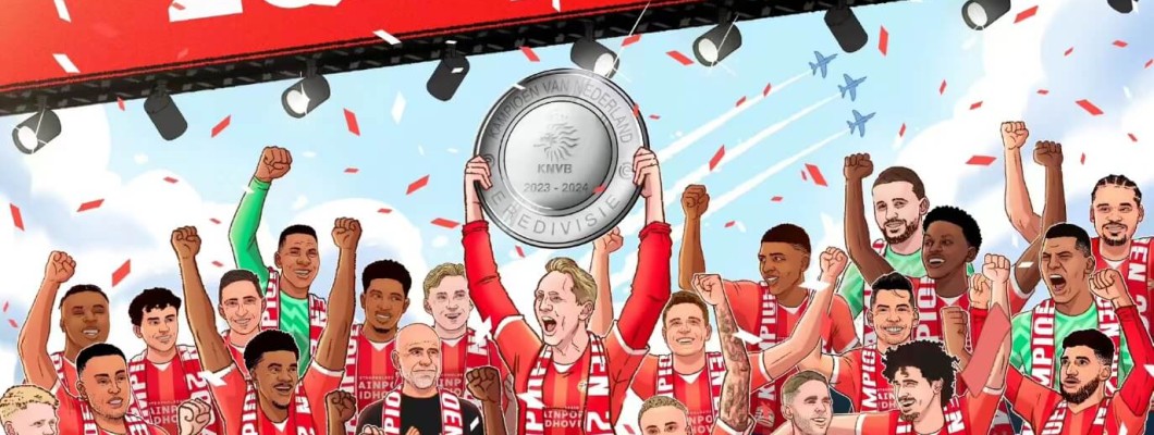 PSV Eindhoven is opnieuw koploper in de Eredivisie en de rode trui blinkt PSV Eindhoven is opnieuw koploper in de Eredivisie en de rode trui blinkt